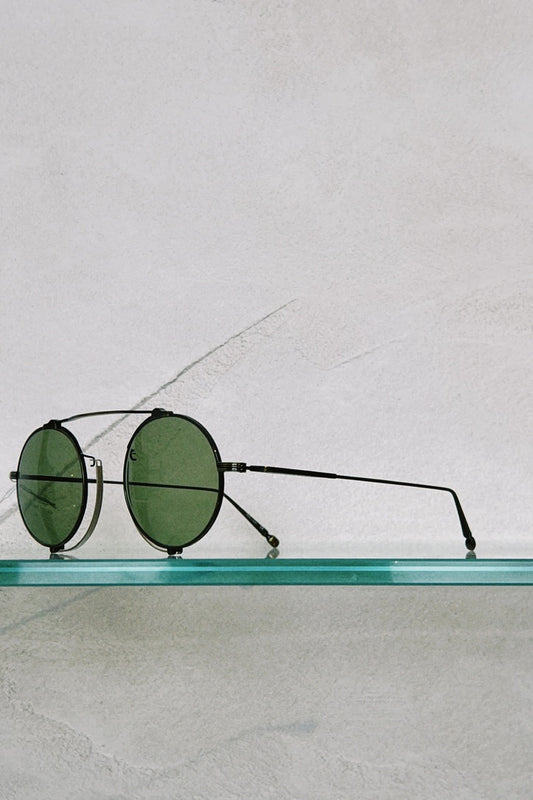 MATSUDA M3154 in Antique Gold & Sage Green