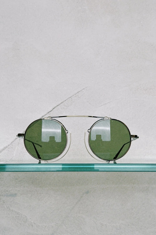 MATSUDA M3154 in Antique Gold & Sage Green