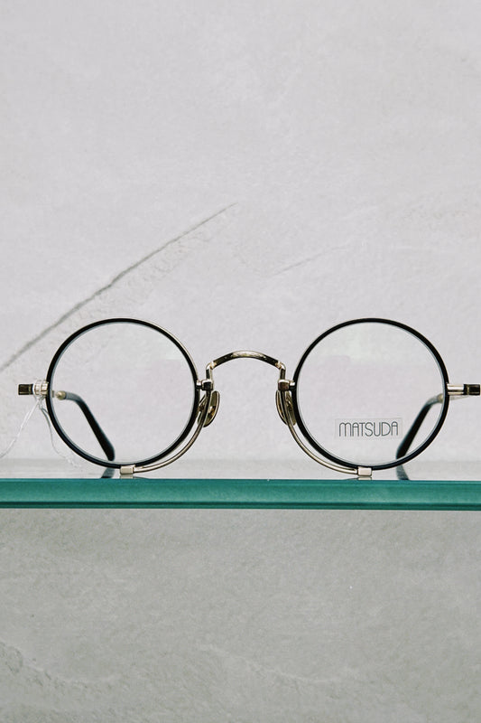 MATSUDA 10103H-I in 	Brushed Gold - Matte Black