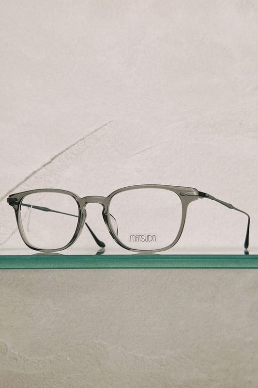 MATSUDA M2052 in Grey Crystal - Antique Silver