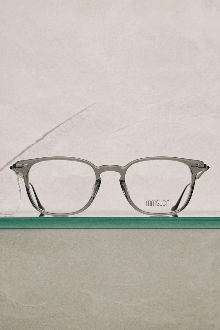 MATSUDA M2052 in Grey Crystal - Antique Silver