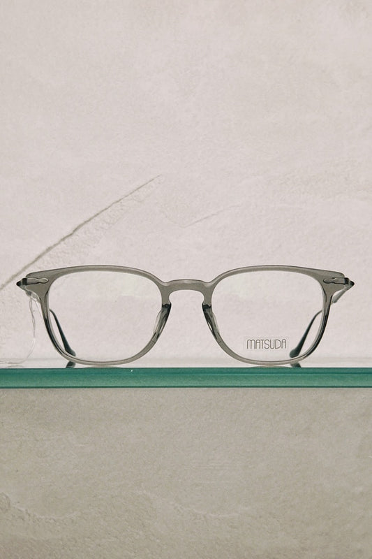 MATSUDA M2052 in Grey Crystal - Antique Silver